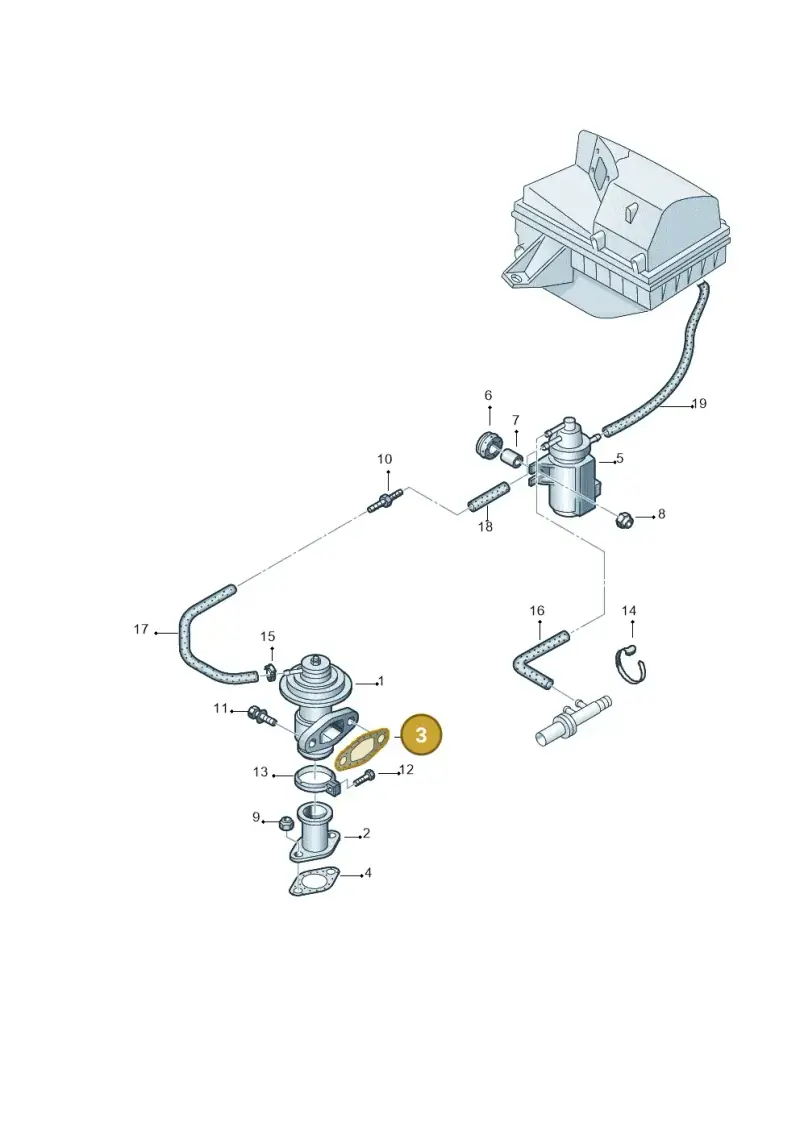 028131547F — Volkswagen Jetta/Wagon (2002-2006) diagram 194131150, position 3