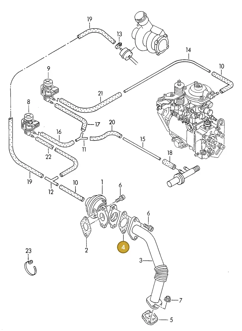 028131548A — Volkswagen POLO CLASSIC           06> (2005-) diagram 121131140, position 4