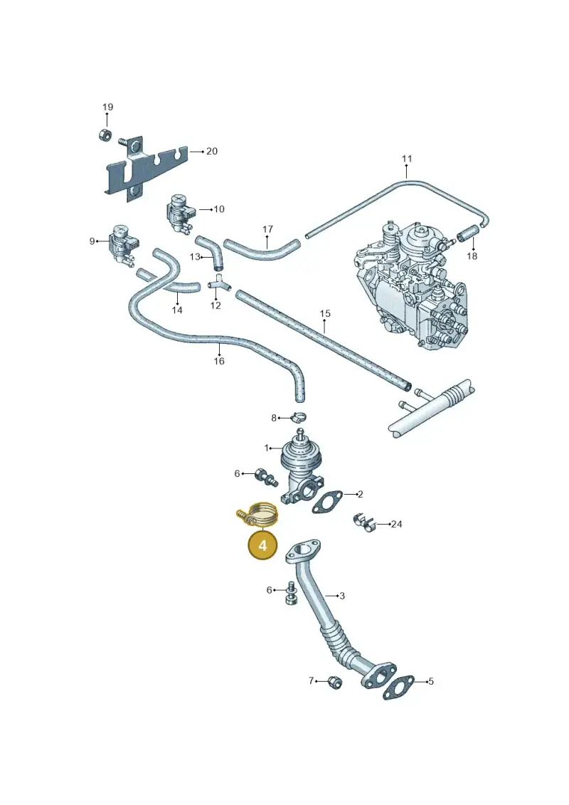 028131548A — Volkswagen CADDY-KOMBI/KASTENW.   06> (2005-) diagram 173131180, position 4