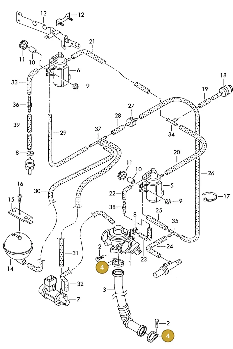 028131548A — Volkswagen LT, LT 4X4 (2003-2006) diagram 176131200, position 4