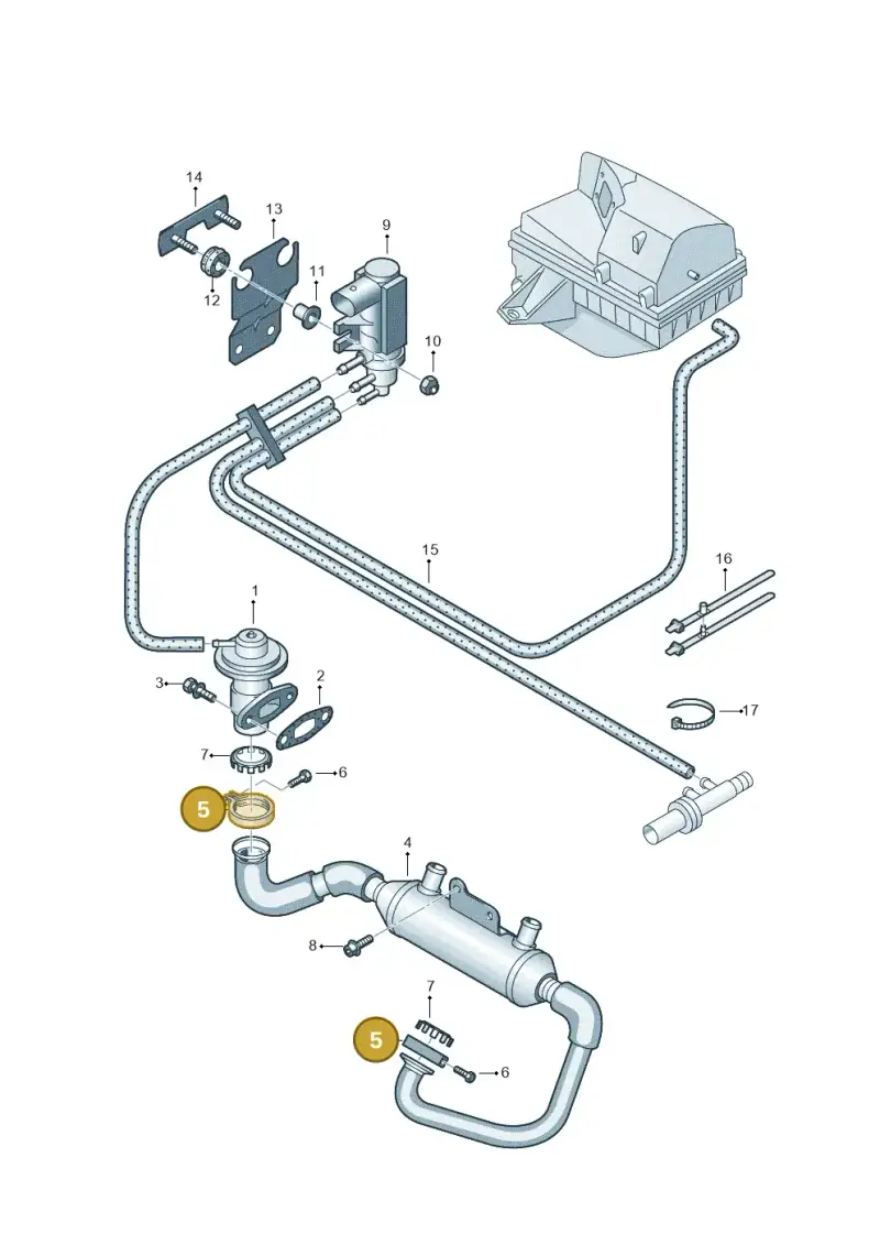 028131548A — Volkswagen GOLF PLUS              05> (2005-) diagram 420131500, position 5