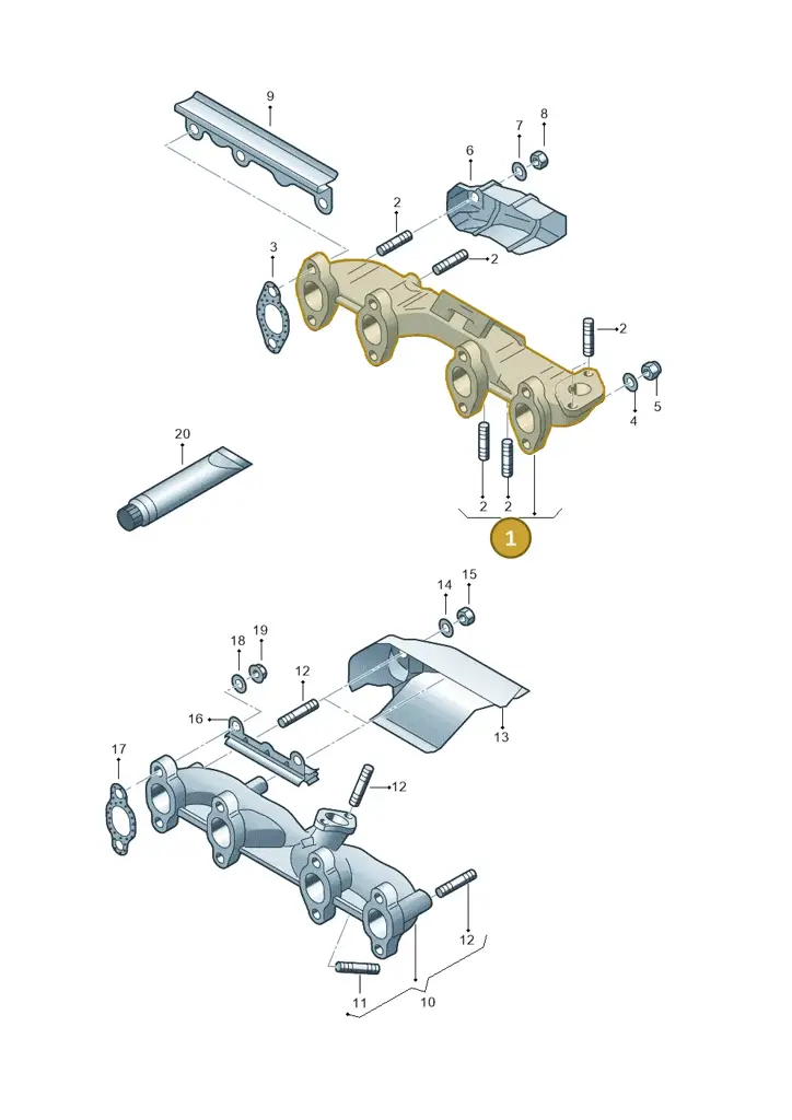 028253031S — Volkswagen GOLF CABRIO (1998-2001) diagram 156253300, position 1