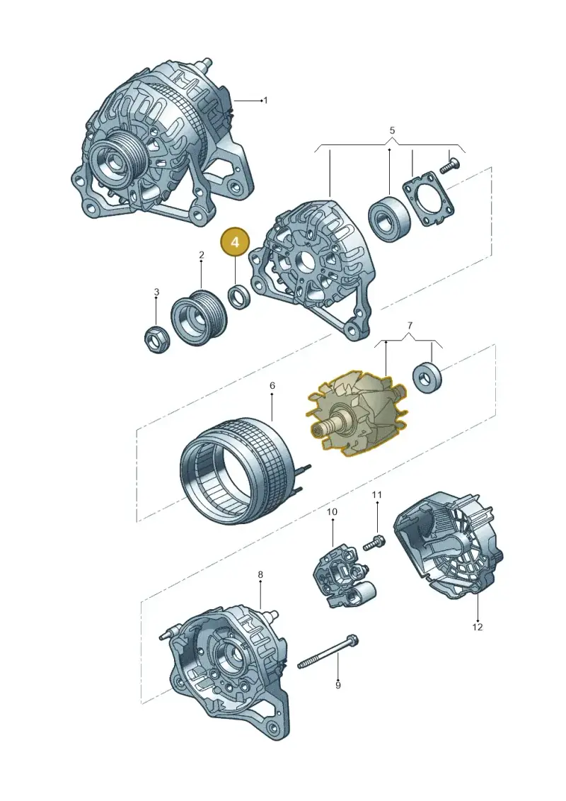 028903237E — Volkswagen Up! 1.0 TSI (2013-2017) diagram 393903120, position 4