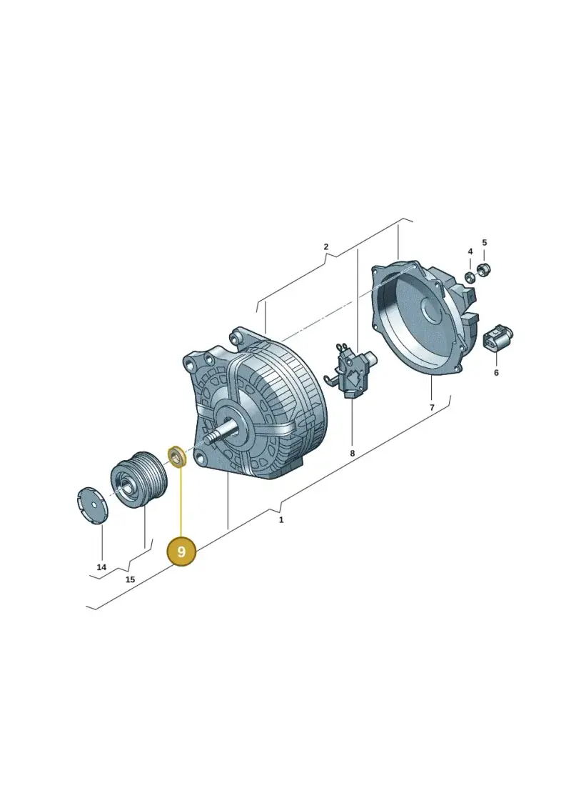 028903237E — Volkswagen Tiguan 2.0 4Motion (2017-2024) diagram 2gm903000, position 9