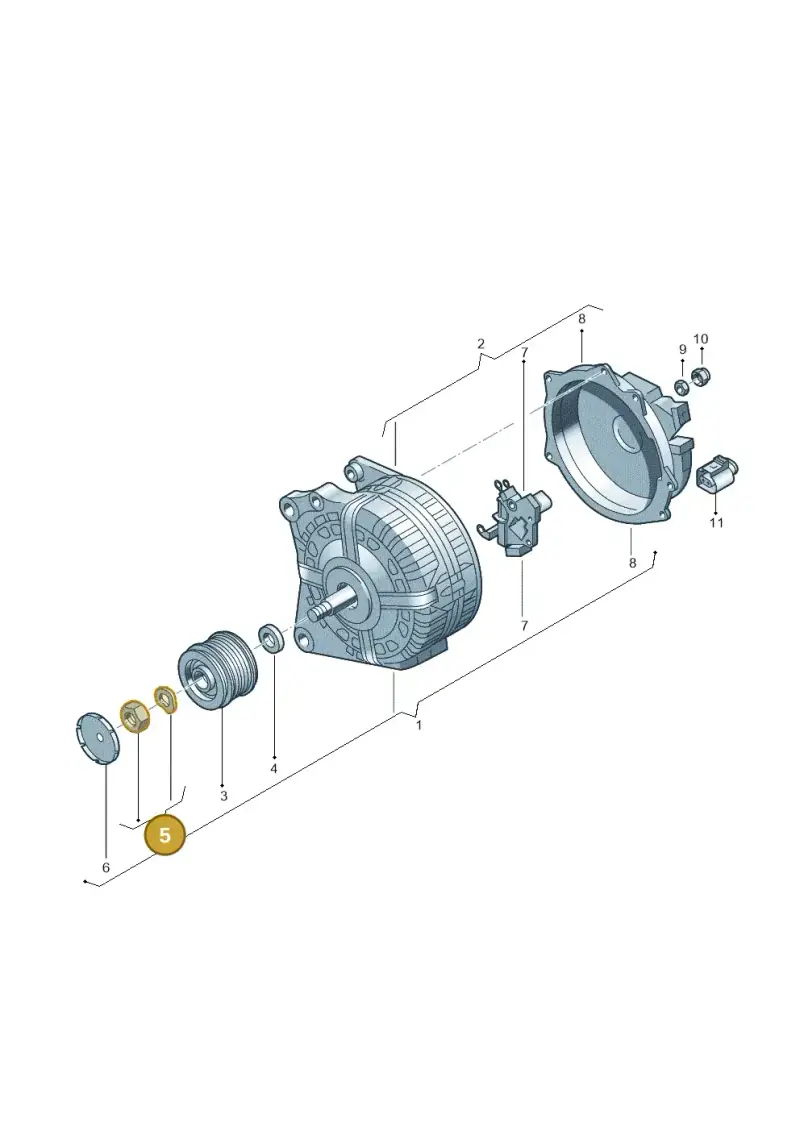 028903320C — Volkswagen Amarok twin cab (2012-2016) diagram 737903000, position 5