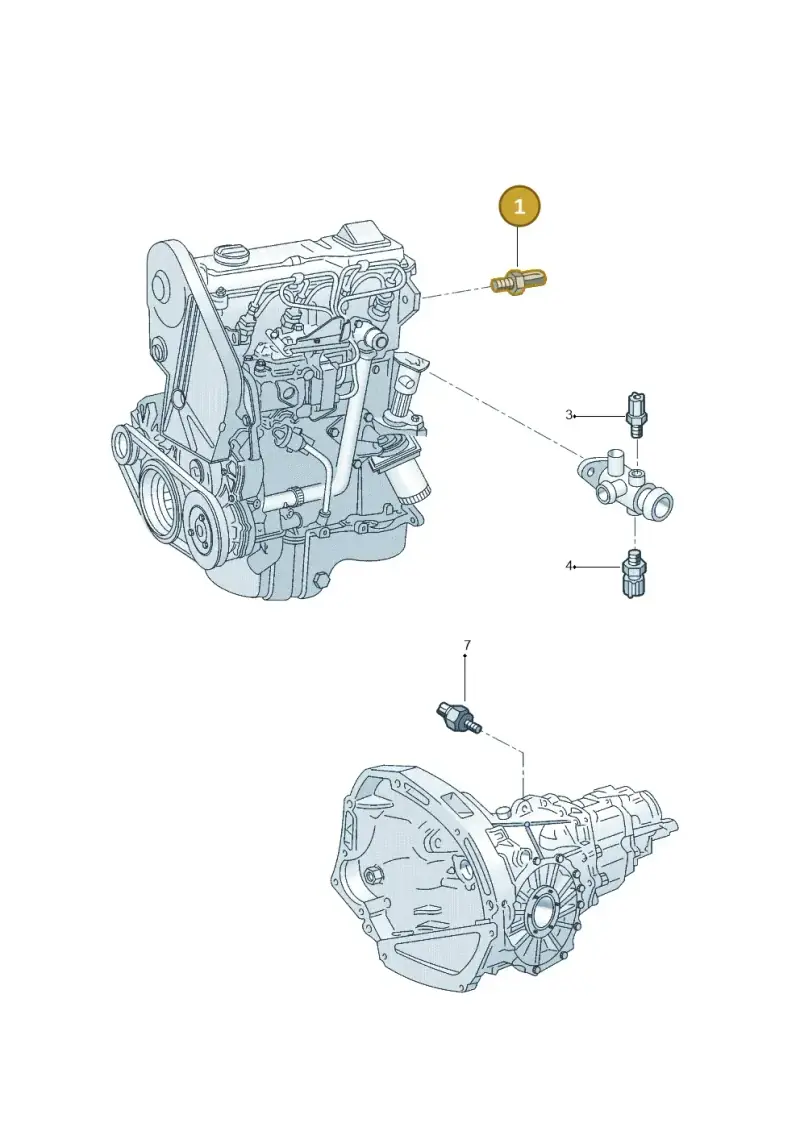 028919081J — Volkswagen Parati (2010-) diagram 397919400, position 1