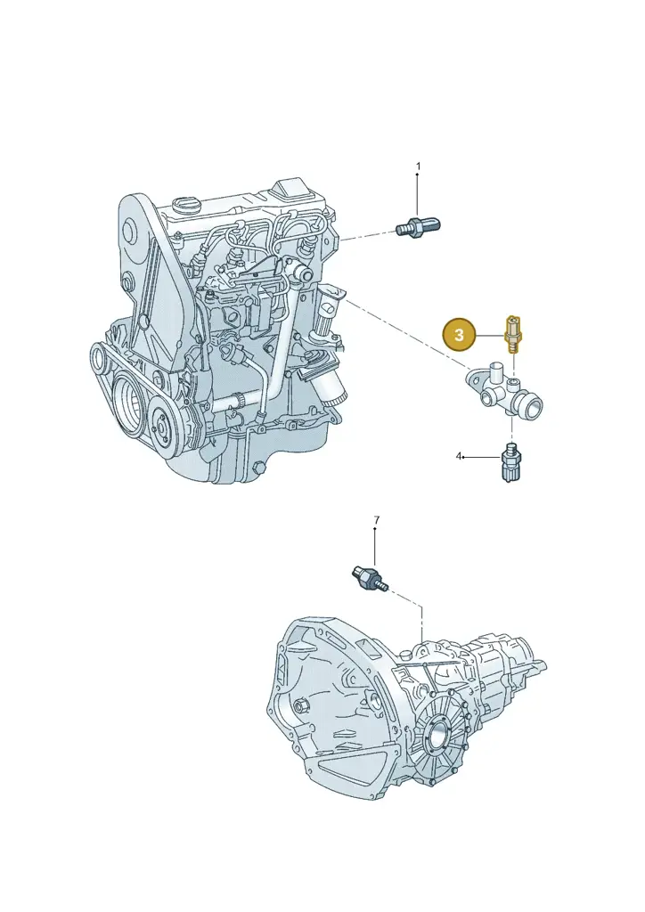 028919501C — Volkswagen Parati (2010-) diagram 397919400, position 3