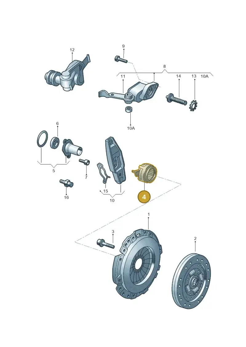 02A141165G — Volkswagen Parati (2010-) diagram 303141050, position 4