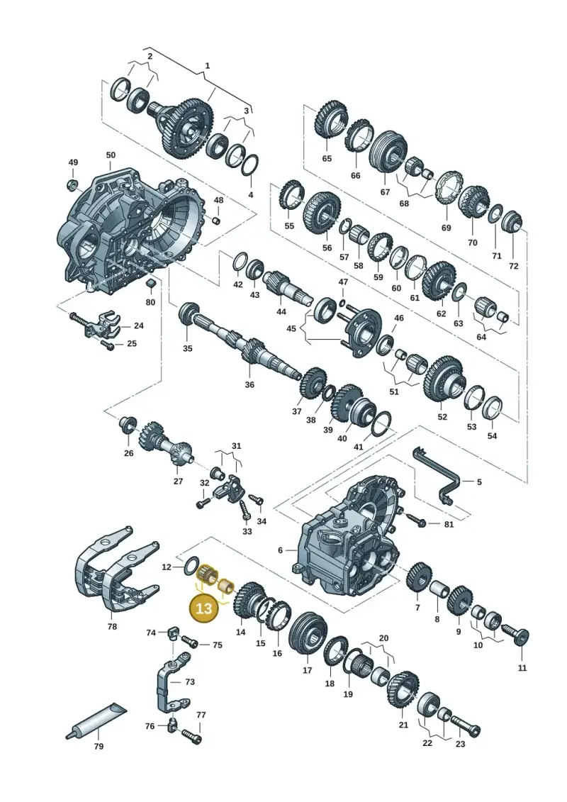 02A311115D — Volkswagen Golf 2.0 BlueMotion (2019-2024) diagram 2gk300352, position 13