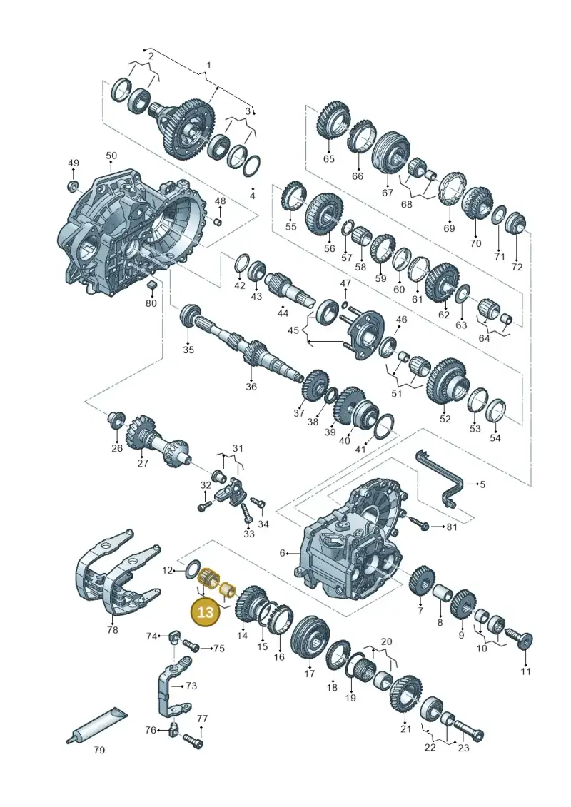 02A311115E — Volkswagen Arteon (2017-2023) diagram 828303520, position 13