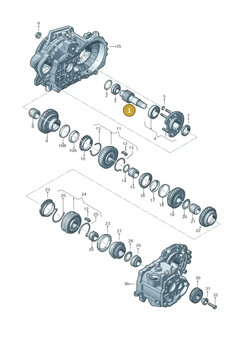 02A311205T — Volkswagen Jetta Wagon (2001-2001) diagram 201311380, position 1