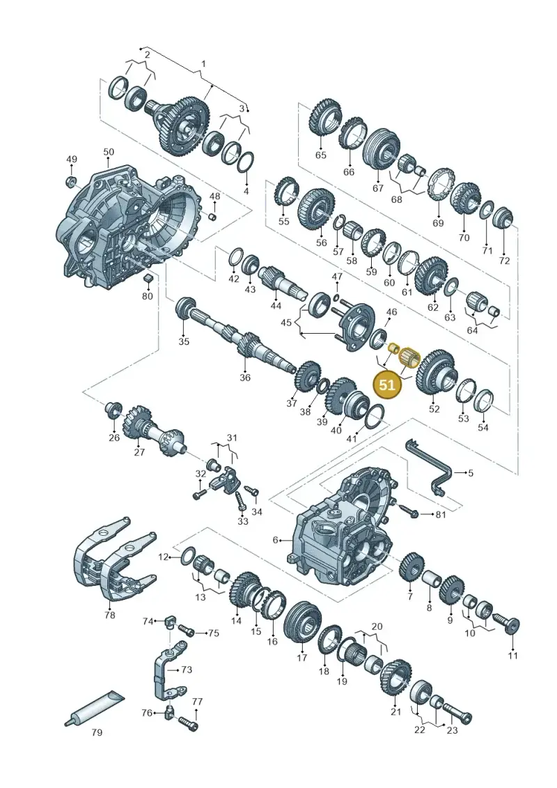 02A311213C — Volkswagen Arteon (2017-2023) diagram 828303520, position 51