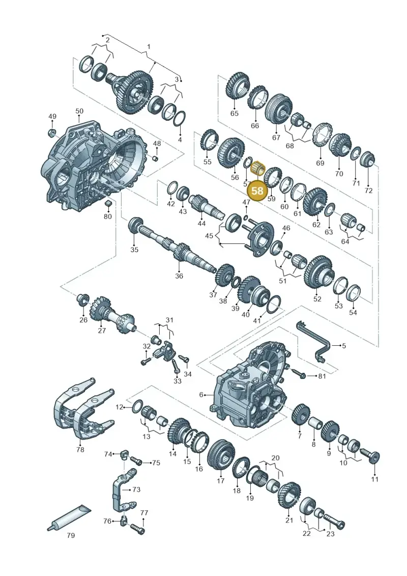02A311265D — Volkswagen Arteon (2017-2023) diagram 828303520, position 58