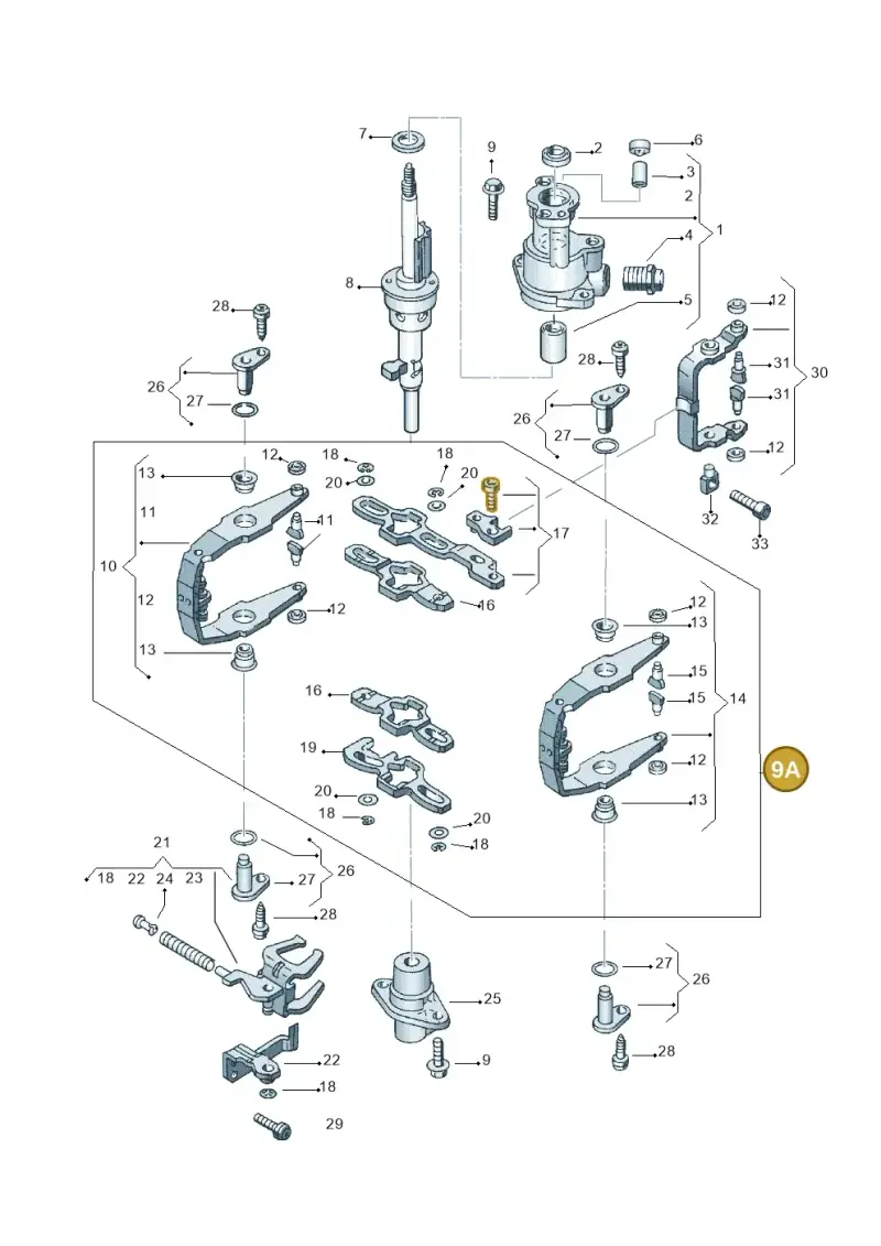 02A311490K — Volkswagen LUPO/3L TDI (2003-2005) diagram 121311900, position 9A