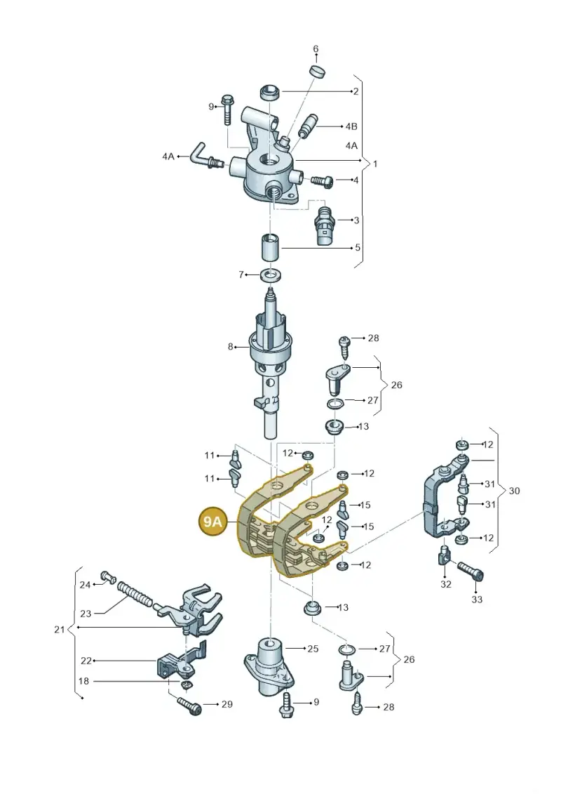 02A311490K — Volkswagen New Beetle             06> (2005-) diagram 266311900, position 9A