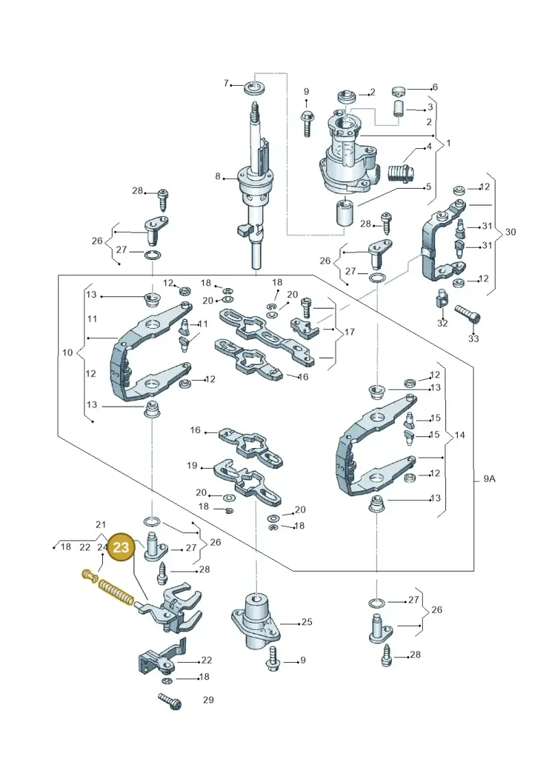 02A311548A — Volkswagen LUPO/3L TDI (2003-2005) diagram 121311900, position 23