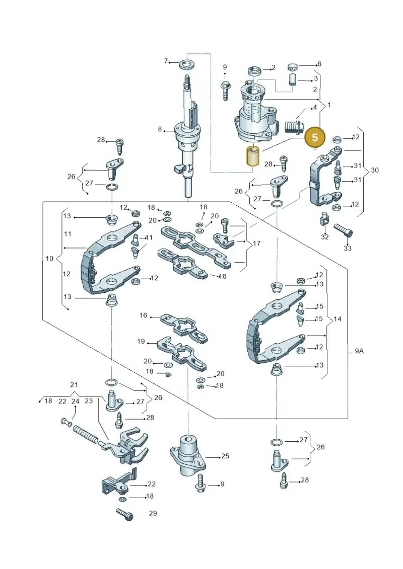 02A311648C — Volkswagen LUPO/3L TDI (2003-2005) diagram 121311900, position 5