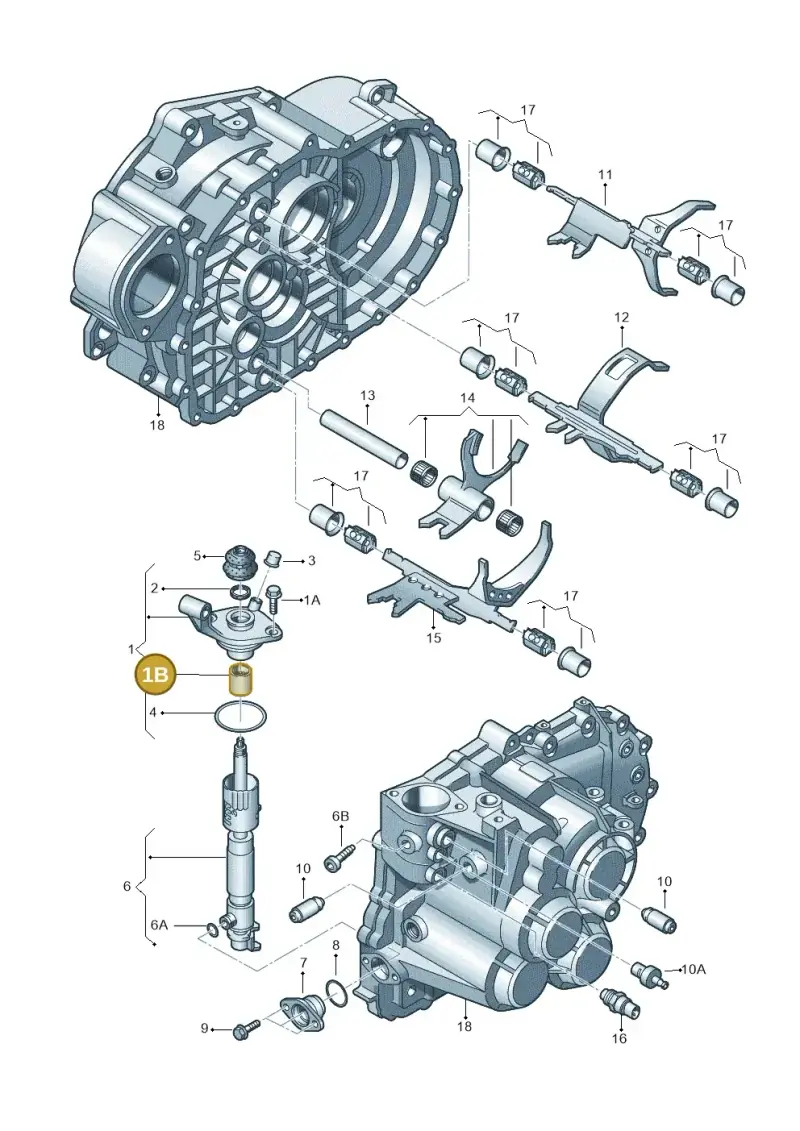 02A311648C — Volkswagen SHARAN/4MOTION (2002-2005) diagram 245311920, position 1B