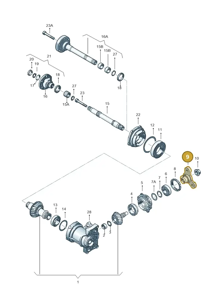 02C409271B — Volkswagen Jetta/Wagon (2002-2006) diagram 194409460, position 9