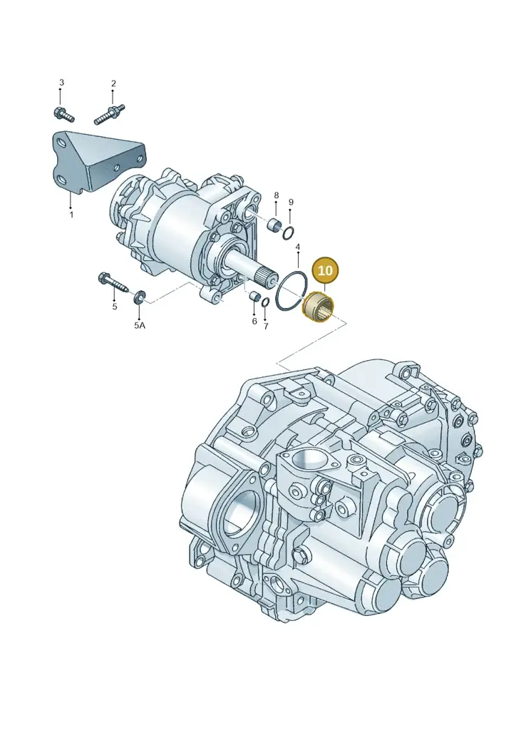 02D409339 — Volkswagen Jetta/Wagon (2002-2006) diagram 194409490, position 10
