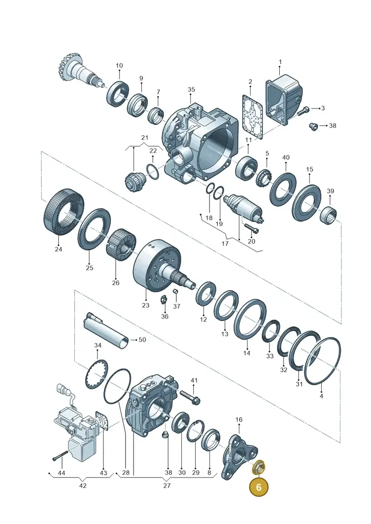 02D525134 — Volkswagen GOLF/VAR./4MOT. A4 02 (2001-2002) diagram 194525150, position 6