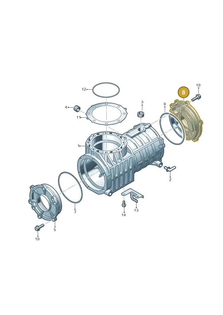 02D525230A — Volkswagen Sharan (2008-2010) diagram 194525110, position 8