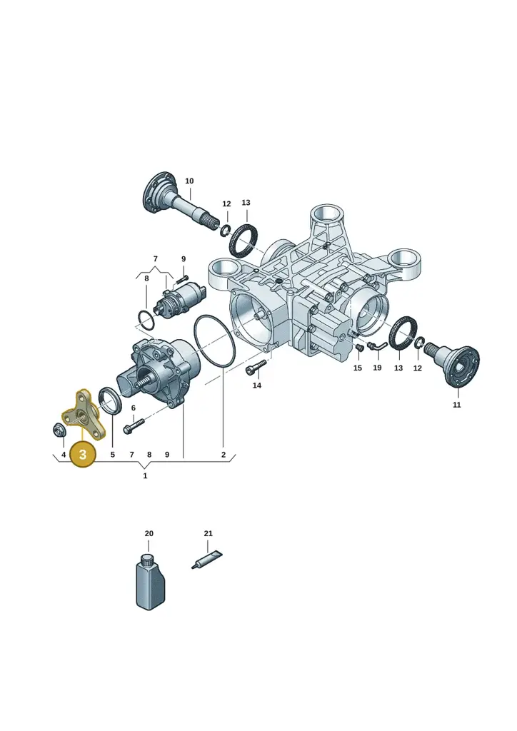 02D525289A — Volkswagen Caddy Maxi Kombi (2020-2024) diagram 5h0525100, position 3