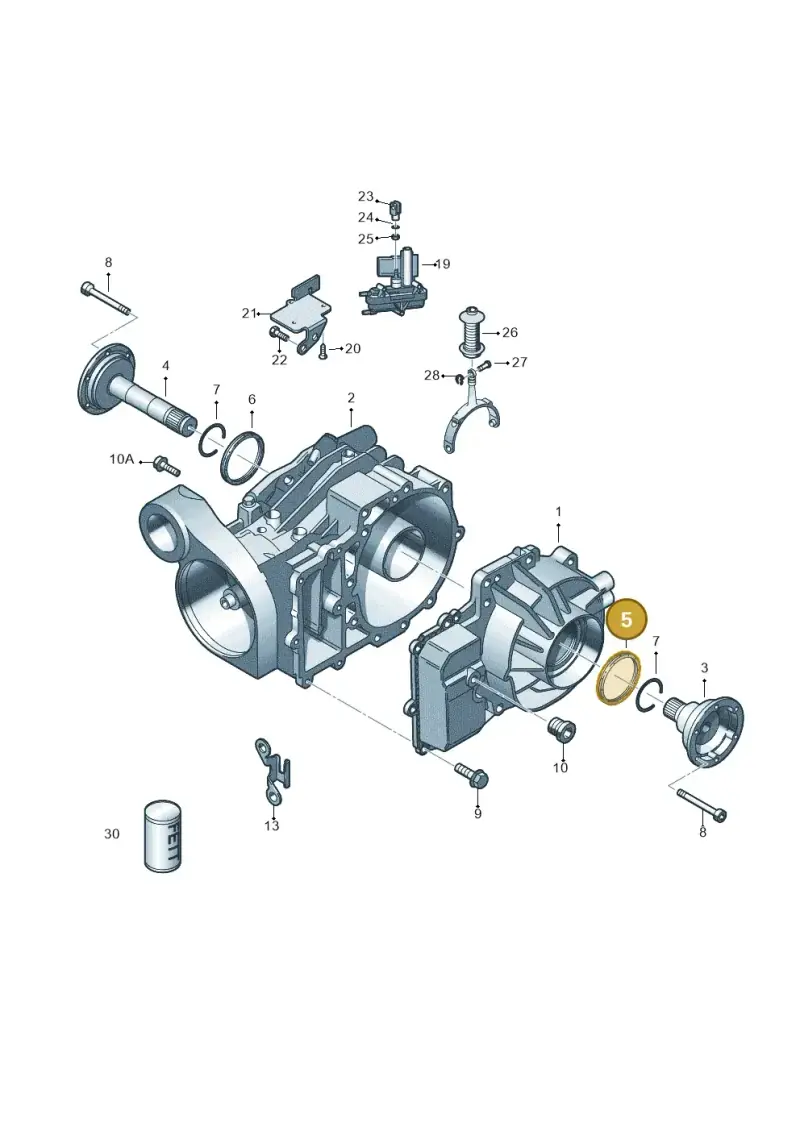 02D525596B — Volkswagen Transp. caravelle (2011-2015) diagram 679525110, position 5