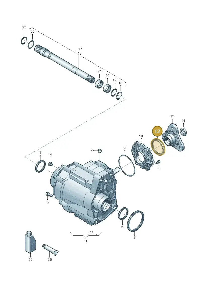 02D525596C — Volkswagen Arteon (2017-2023) diagram 828409100, position 12