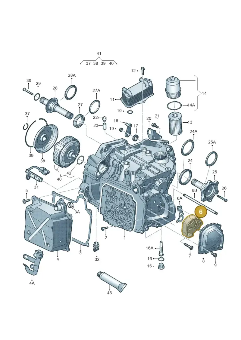 02E315105 — Volkswagen New Beetle             06> (2005-) diagram 405321600, position 6