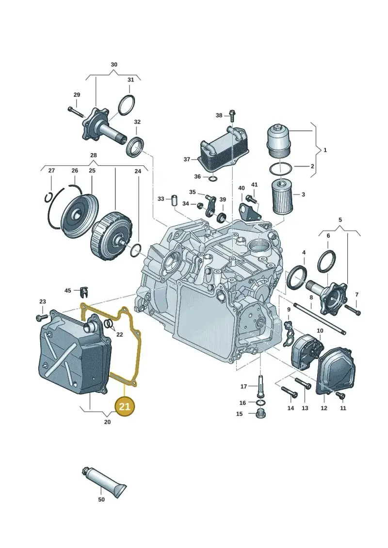 02E321371E — Volkswagen T-Roc BlueMotion (2017-2024) diagram 827355055, position 21