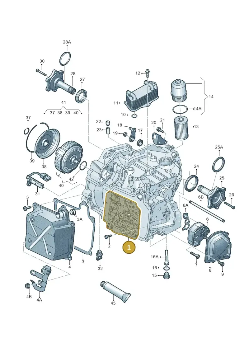 02E325025AD — Volkswagen GOLF (2003-2005) diagram 405321610, position 1