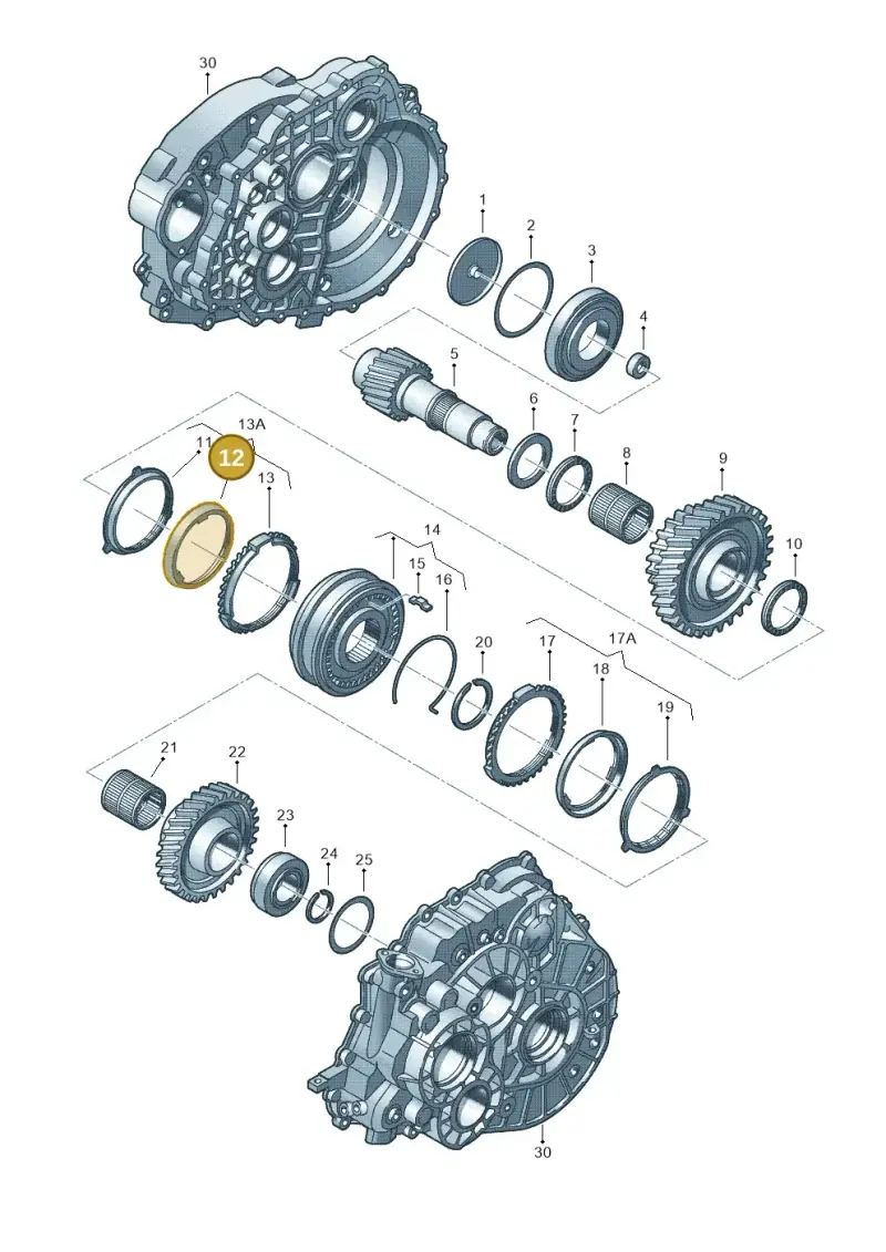 02F311279 — Volkswagen TRANSPORTER GESCHL.    08 (2007-) diagram 410311260, position 12