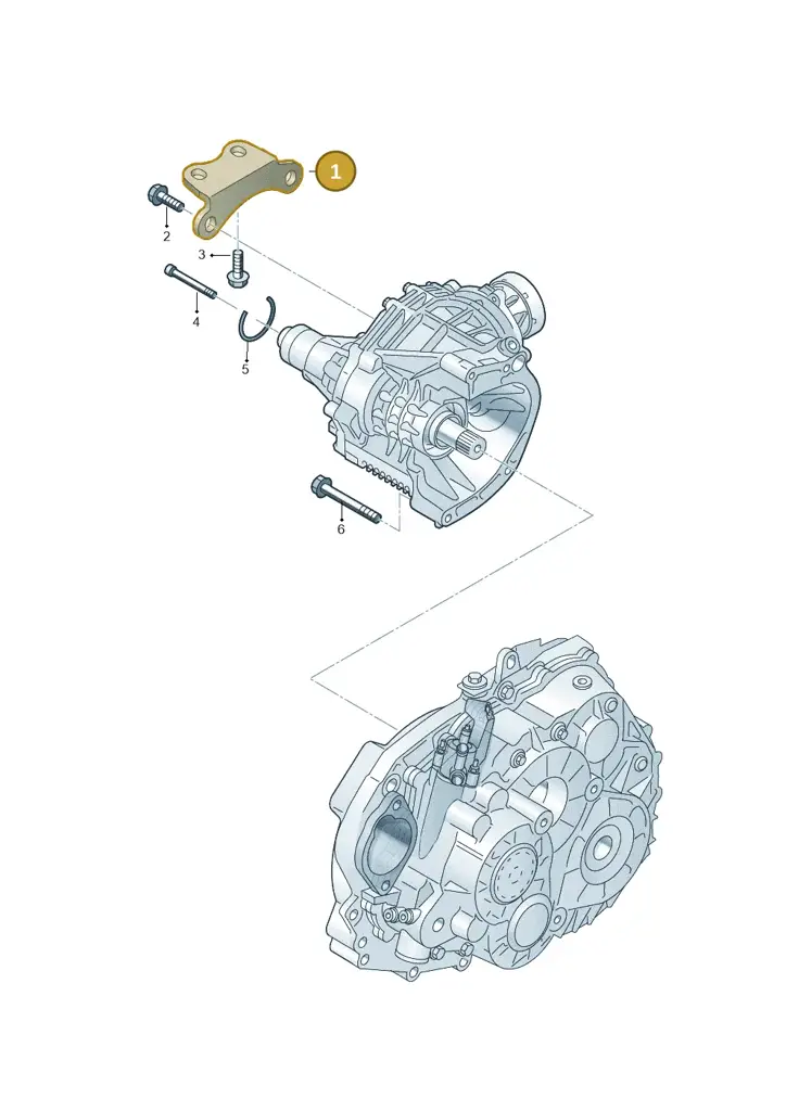 02H409905C — Volkswagen Transp. caravelle (2008-2009) diagram 410409410, position 1