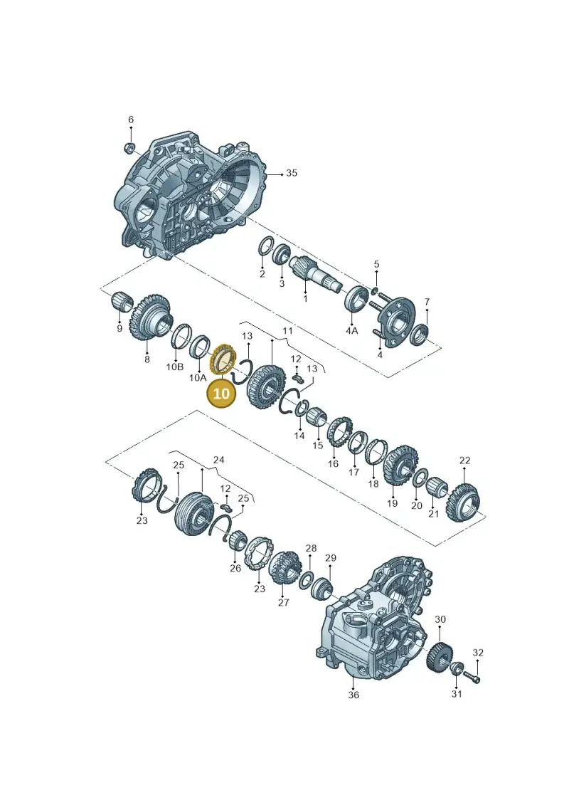 02J311247C — Volkswagen Golf (2009-2014) diagram 860311010, position 10