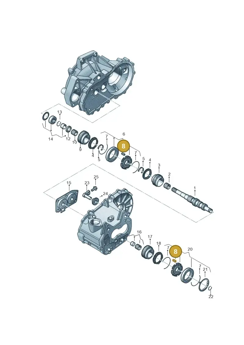 02J311306 — Volkswagen Up! 1.0 TSI (2013-2017) diagram 559311330, position 8