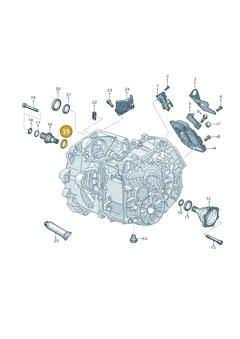 02J409189E — Volkswagen Passat estate (2023-) diagram 827345110, position 15