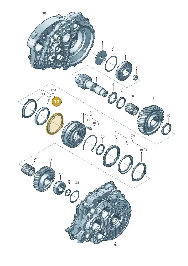 02M311247A — Volkswagen TRANSPORTER GESCHL.    08 (2007-) diagram 410311260, position 13