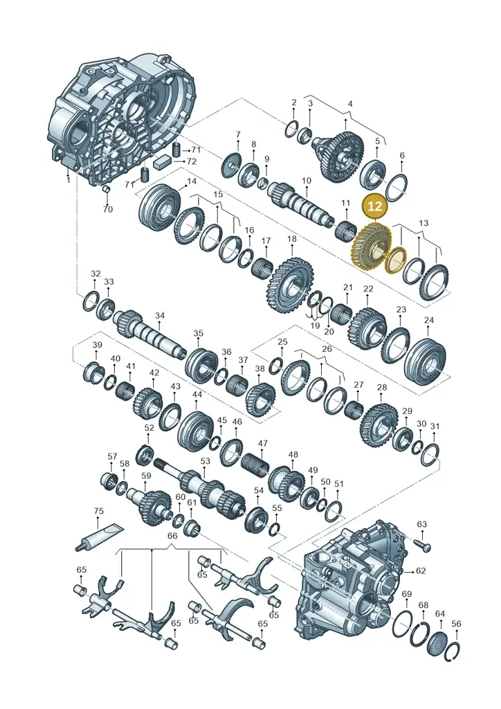 02M311261AS — Volkswagen Caddy Maxi Kombi (2020-2024) diagram 813300552, position 12