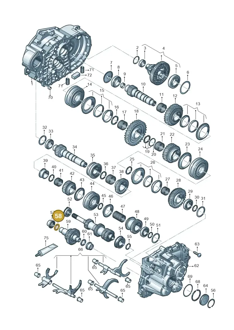02M311517 — Volkswagen Caddy Maxi Kombi (2020-2024) diagram 813300552, position 58