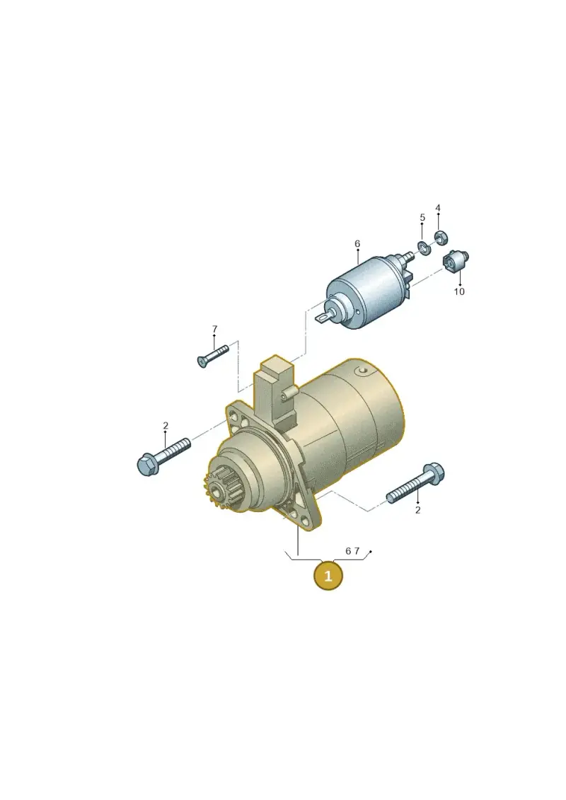 02M911024MX — Volkswagen New beetle (2011-2016) diagram 679911000, position 1