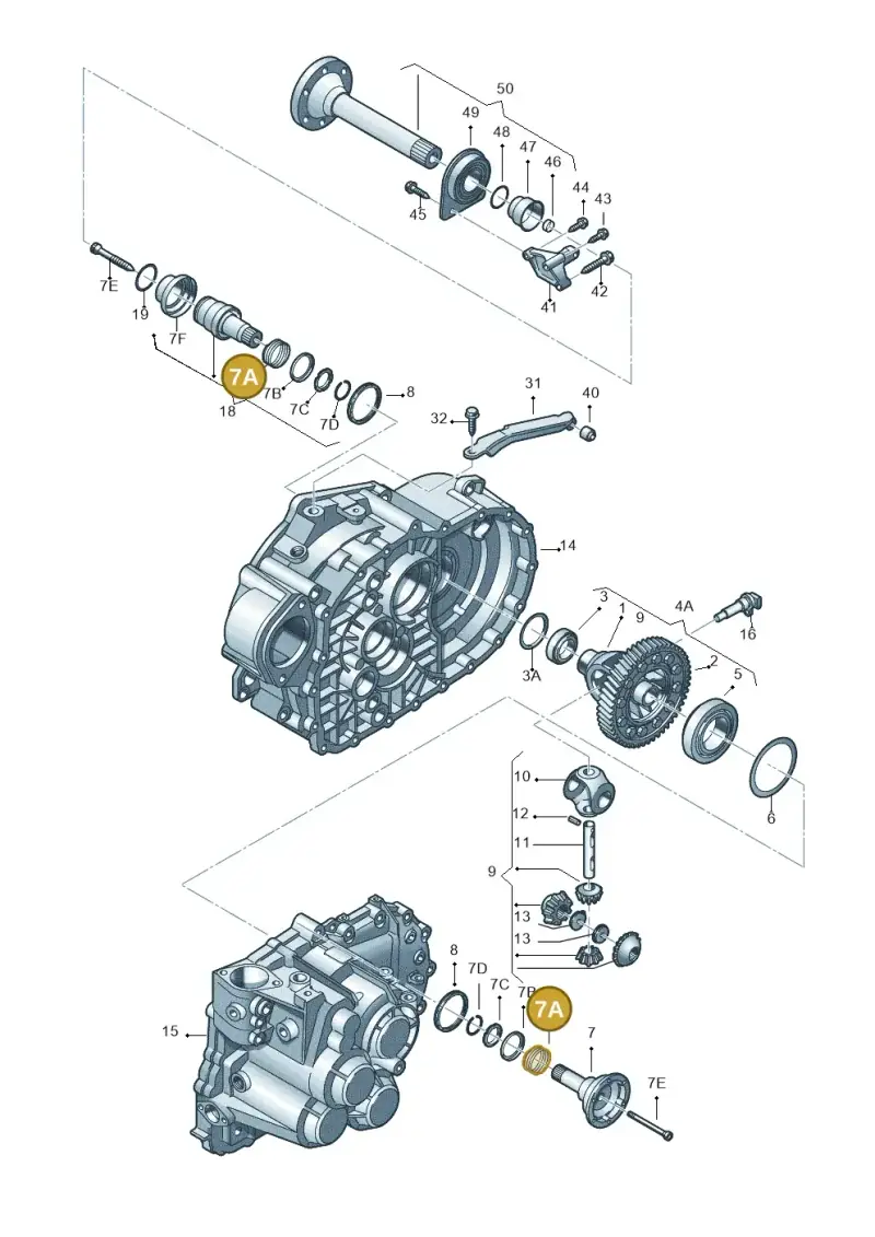 02N409379 — Volkswagen SHARAN/4MOTION (2002-2005) diagram 406409140, position 7A