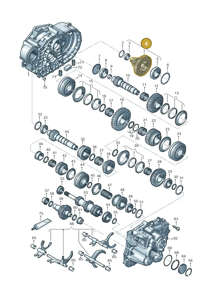 02Q409021BA — Volkswagen T-Roc BlueMotion (2017-2024) diagram 813300552, position 4