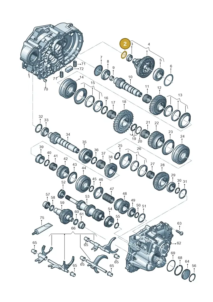 02Q409208 — Volkswagen Caddy Maxi Kombi (2020-2024) diagram 813300552, position 2