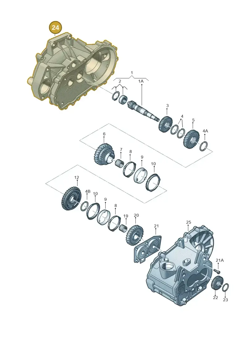 02T301107R — Volkswagen Polo Vivo (2014-2017) diagram 794311070, position 24
