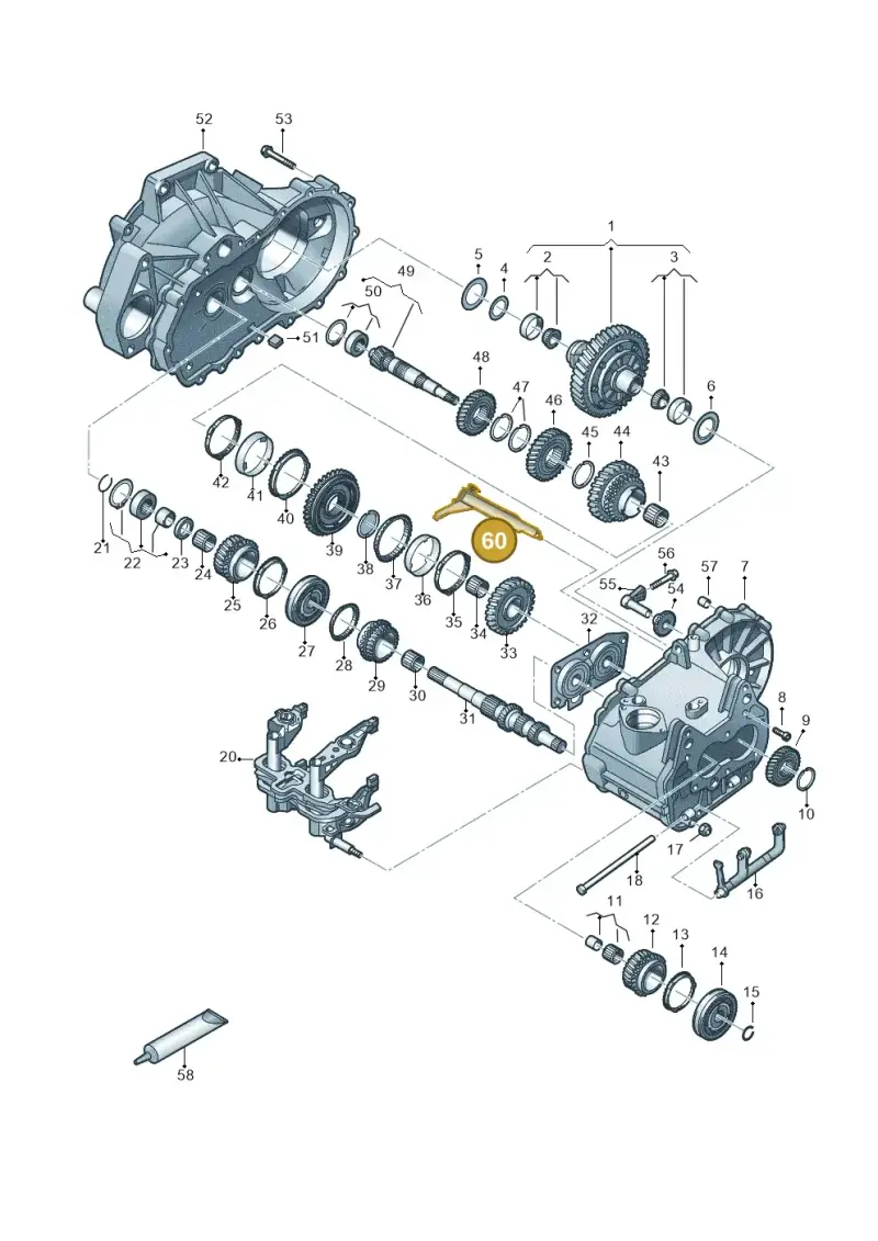 02T301279A — Volkswagen Taigo (2021-2024) diagram 837305030, position 60