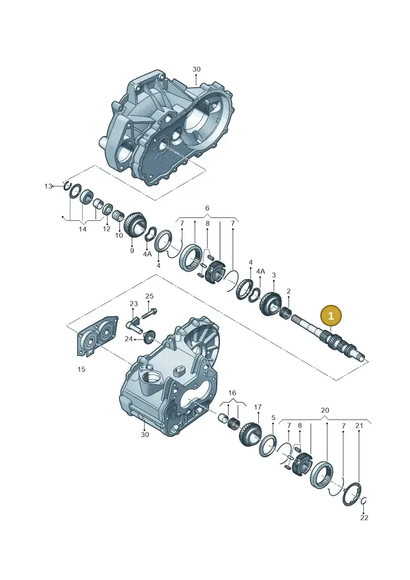 02T311103AL — Volkswagen C-Trek 1.5 (2016-) diagram 436311001, position 1