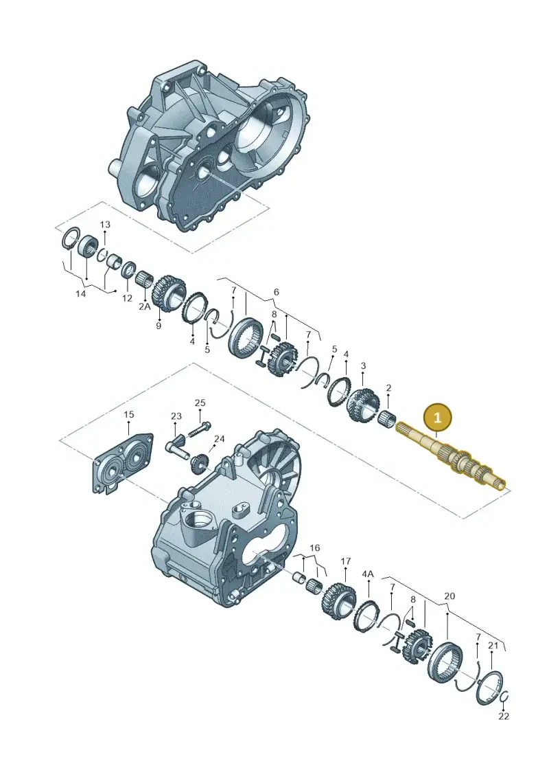 02T311103AL — Skoda Fabia NF HB (2015-2018) diagram 461311330, position 1