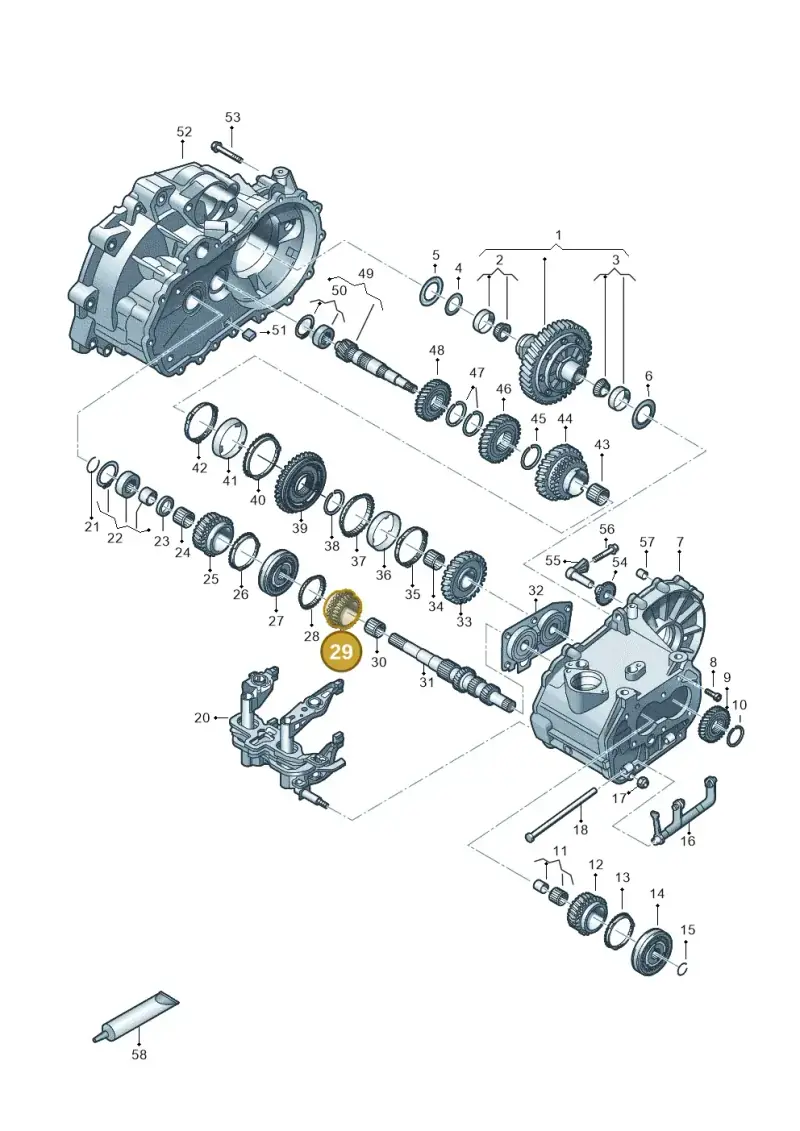 02T311129AJ — Volkswagen Up! 1.0 BlueMotion (2016-2023) diagram 892305120, position 29