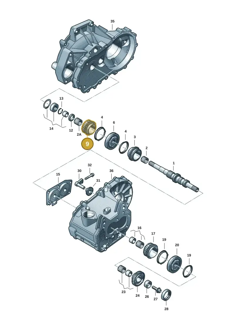 02T311145AK — Volkswagen Polo 1.4 BlueMotion (2014-2017) diagram 746311231, position 9